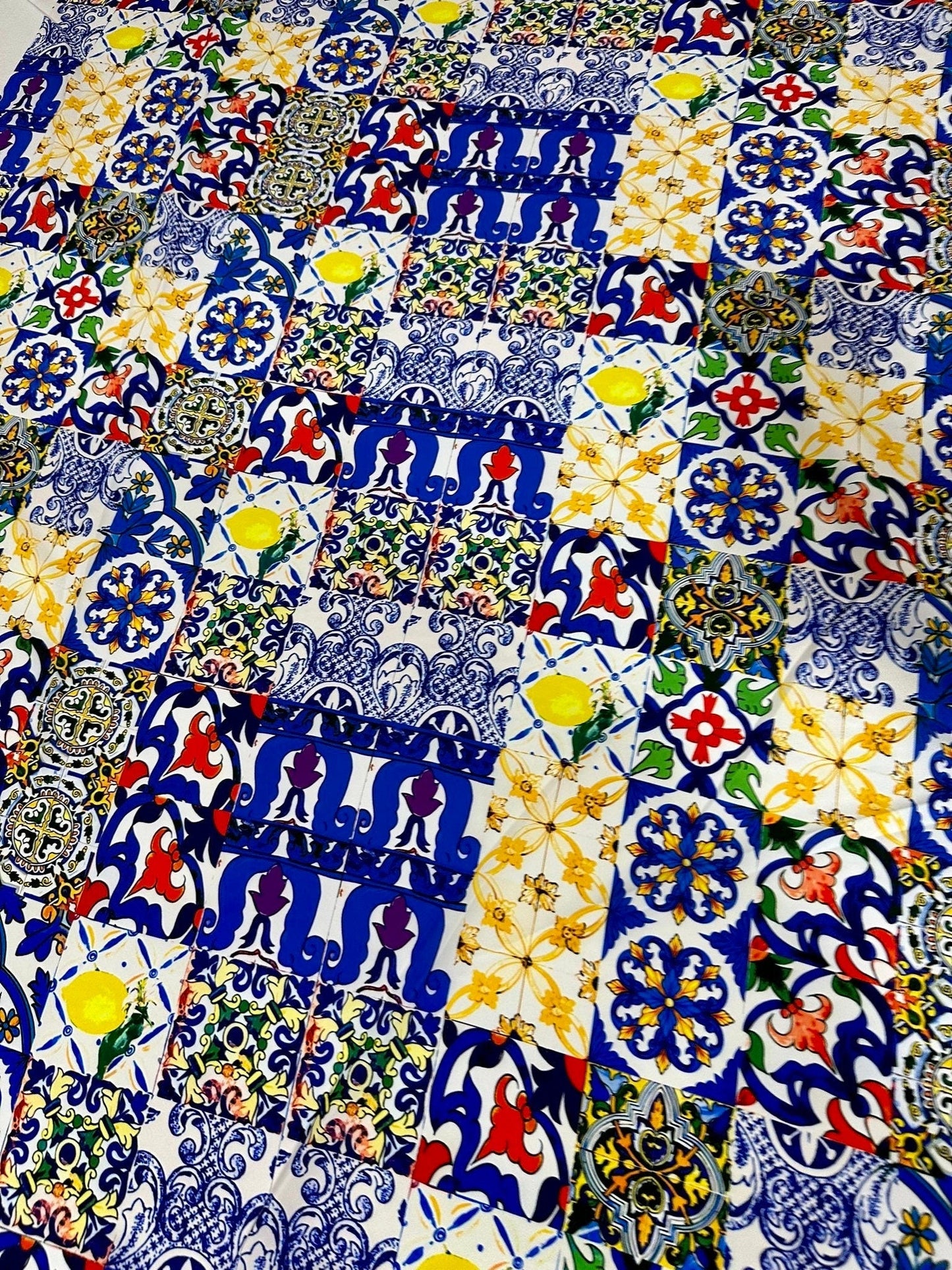 Tile Pattern Fabric