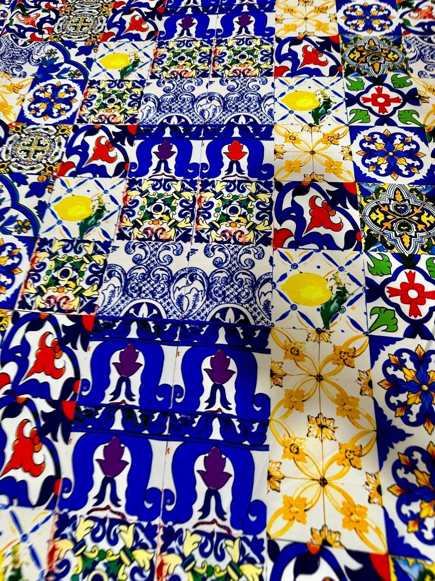 Tile Pattern Fabric