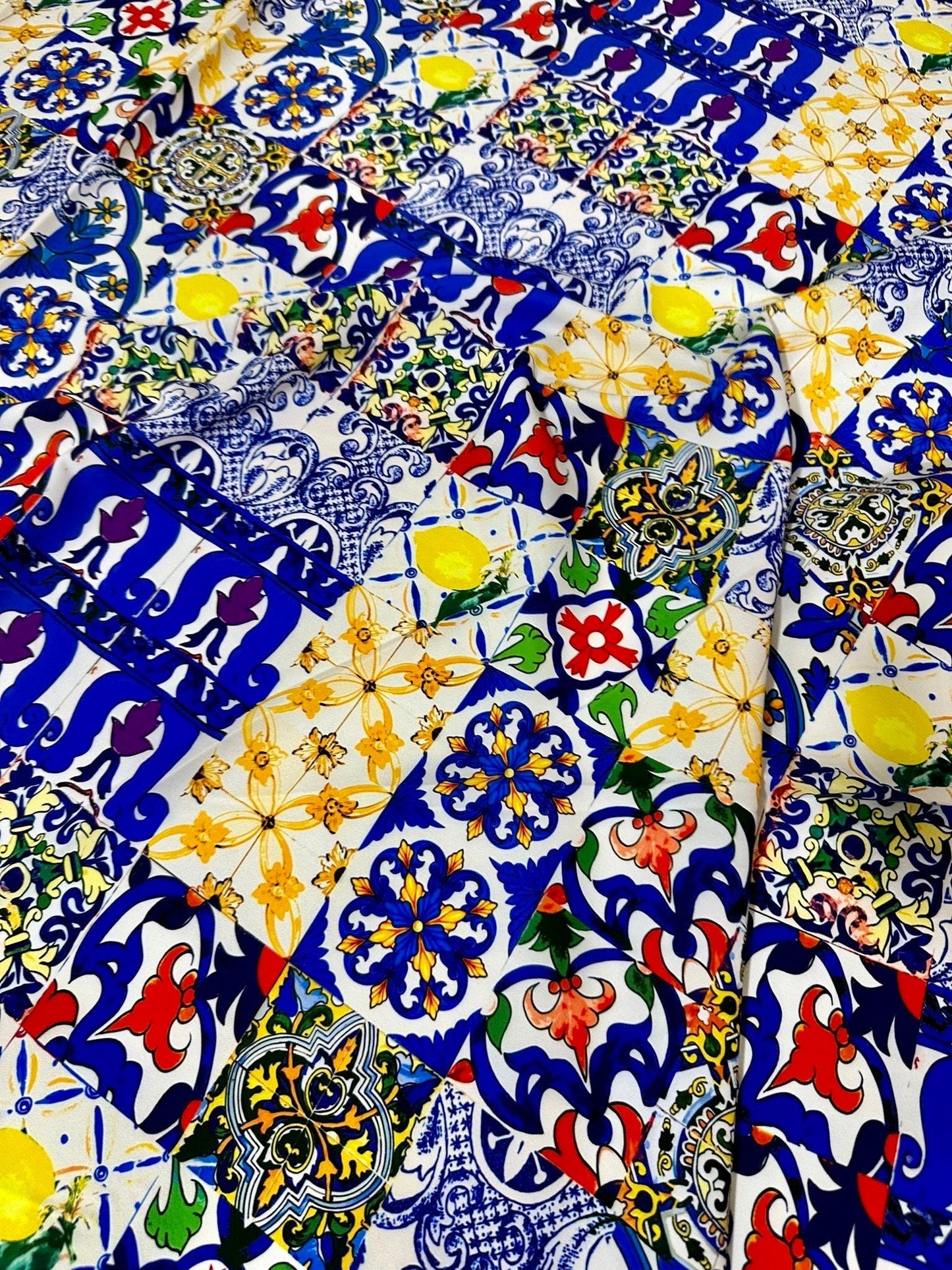 Tile Pattern Fabric