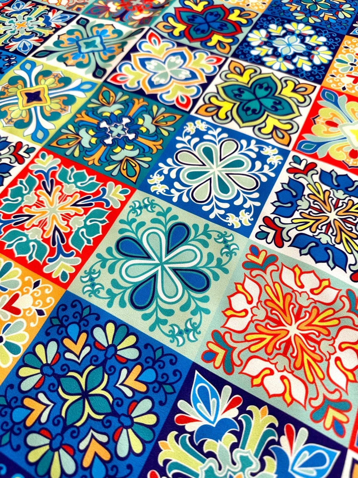 Tile Pattern Fabric