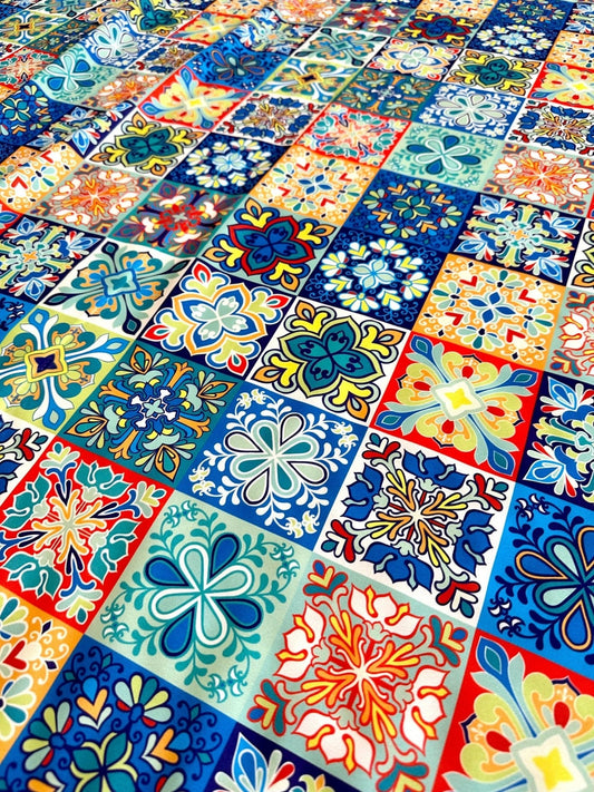 Tile Pattern Fabric