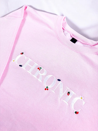 Chronic embroidered crewneck sweatshirt