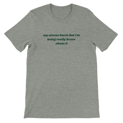 My Uterus Hurts printed t-shirt