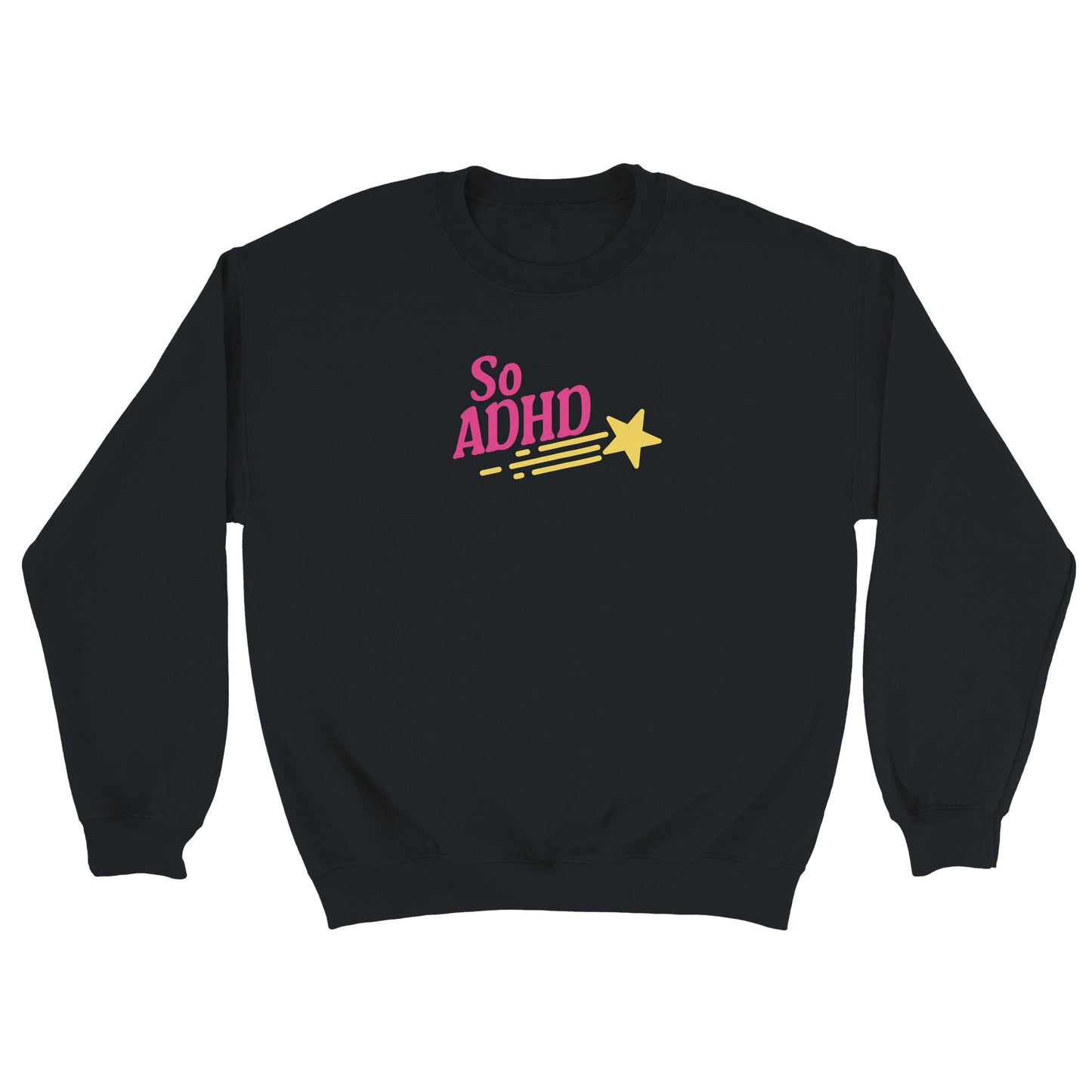 So ADHD embroidered crewneck sweatshirt