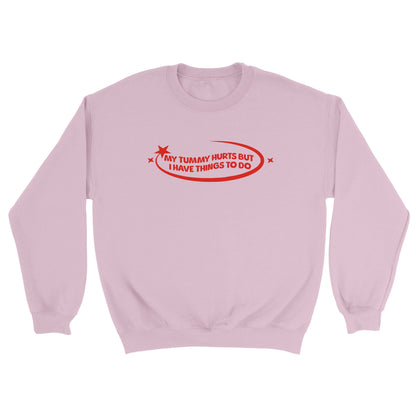 Things To Do embroidered crewneck sweatshirt