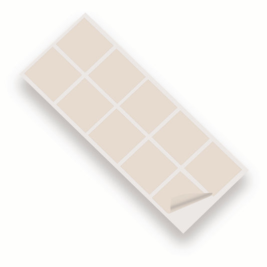 Transparent Gloss 100mm SQ Vinyl Wall Tile Stickers Kitchen & Bathroom Transfers