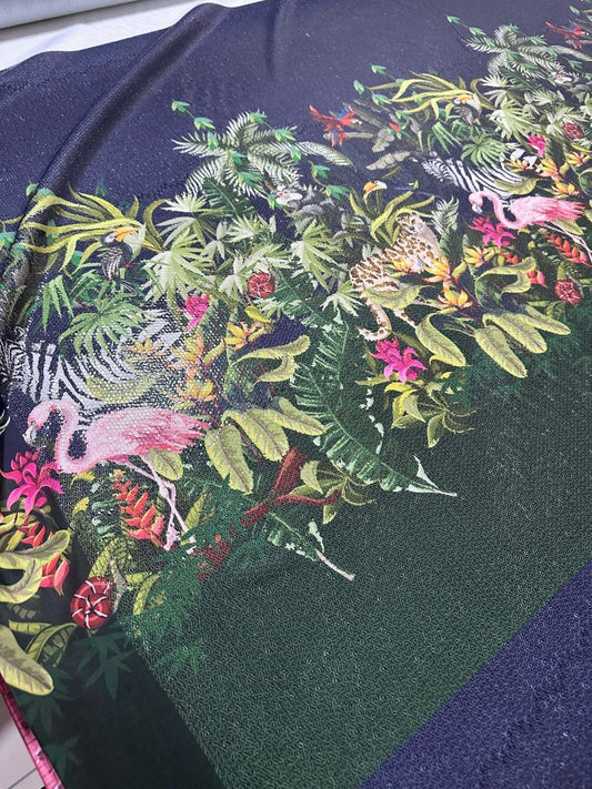 Tropical Jungle Print Fabric