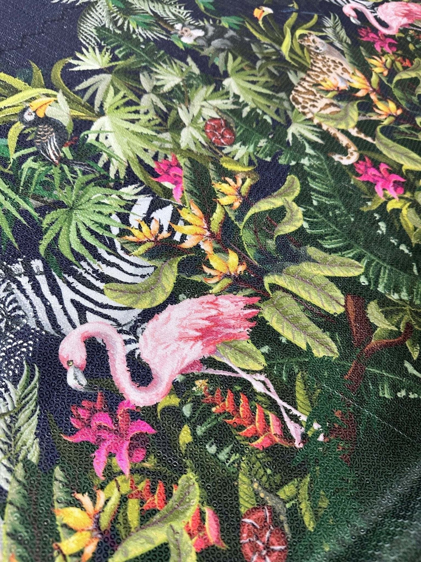 Tropical Jungle Print Fabric