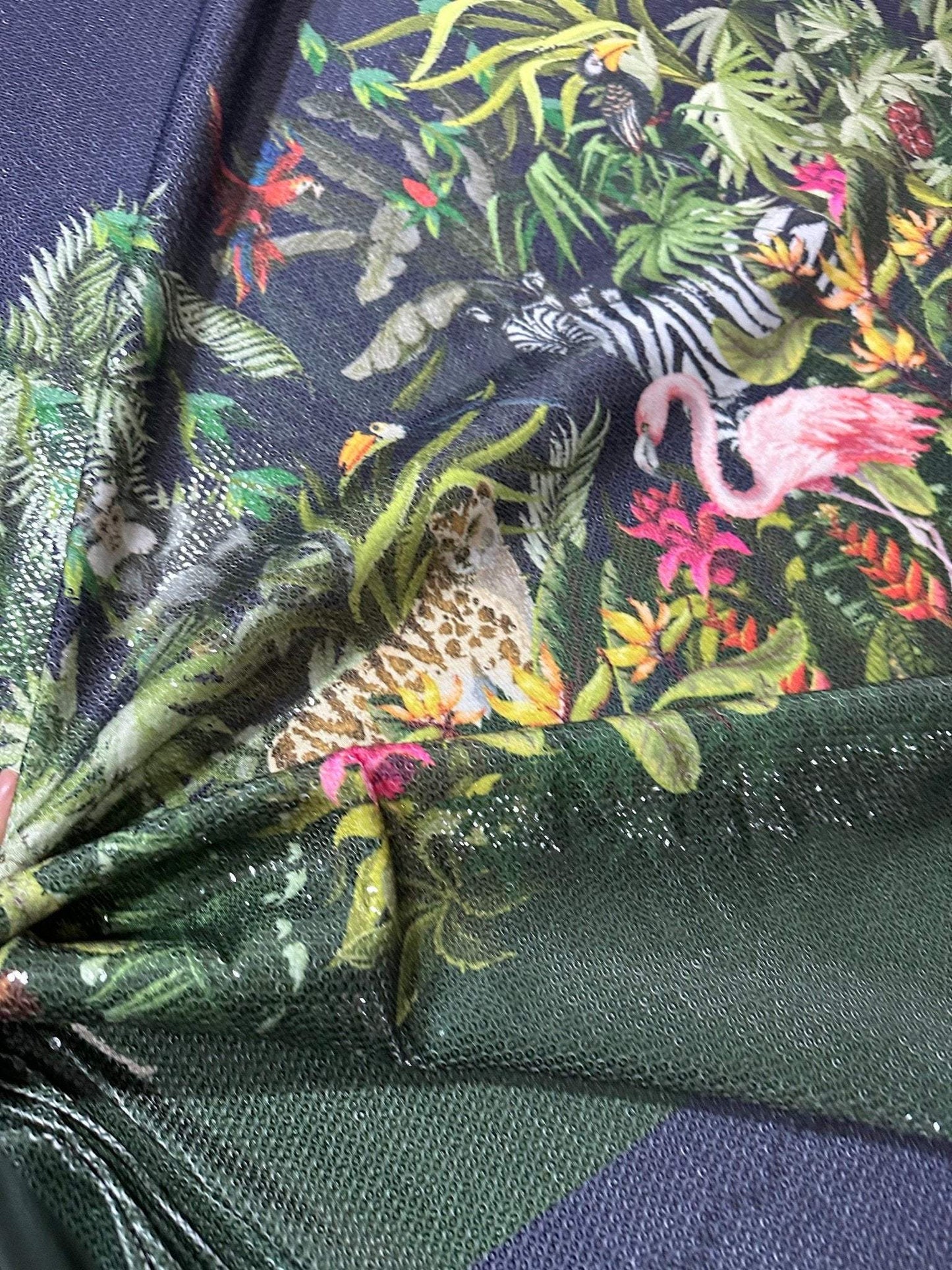 Tropical Jungle Print Fabric