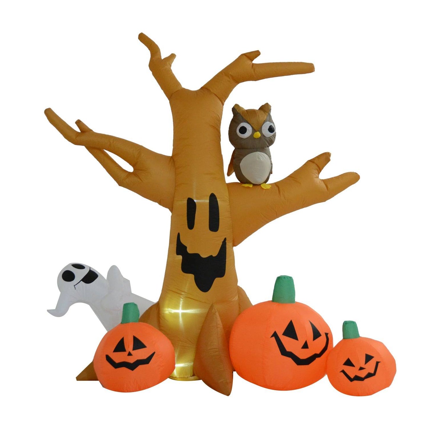 Halloween Inflatable Tree W/Pumpkins LED Lights