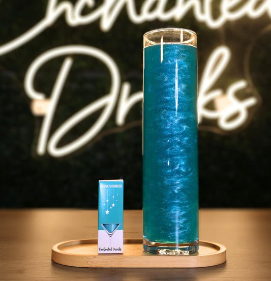 Turquoise Edible Drink Shimmer
