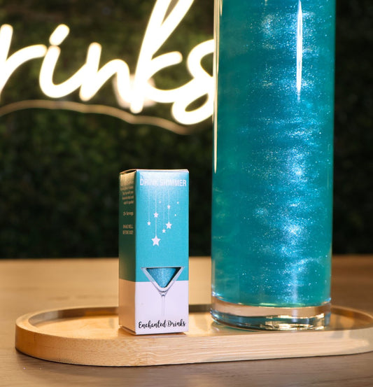 Turquoise Edible Drink Shimmer