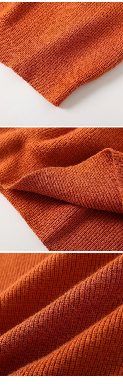 Turtleneck Vest Sweater – Abstract Pattern