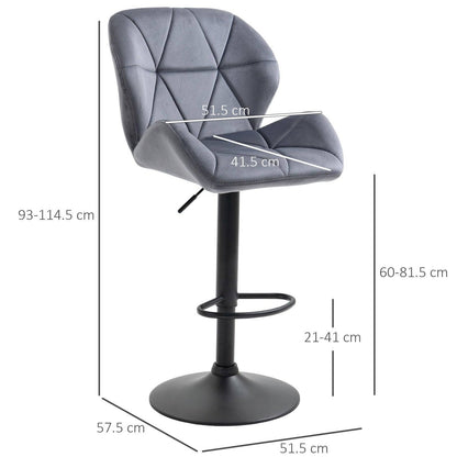 Adjustable Bar Stools Set of 2