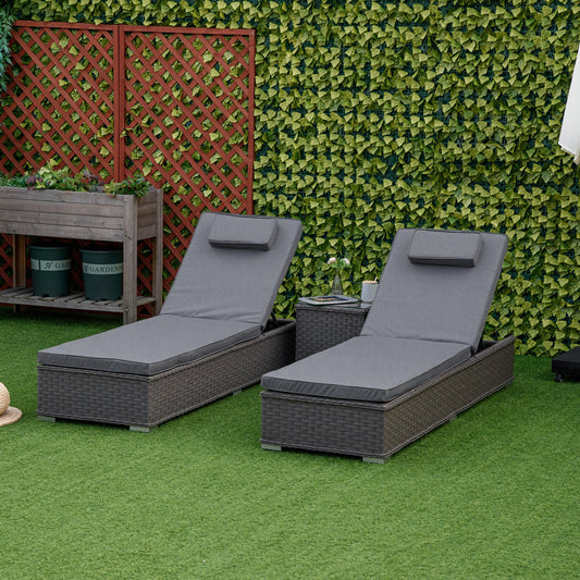 Five-Position Back Sun Lounger Set