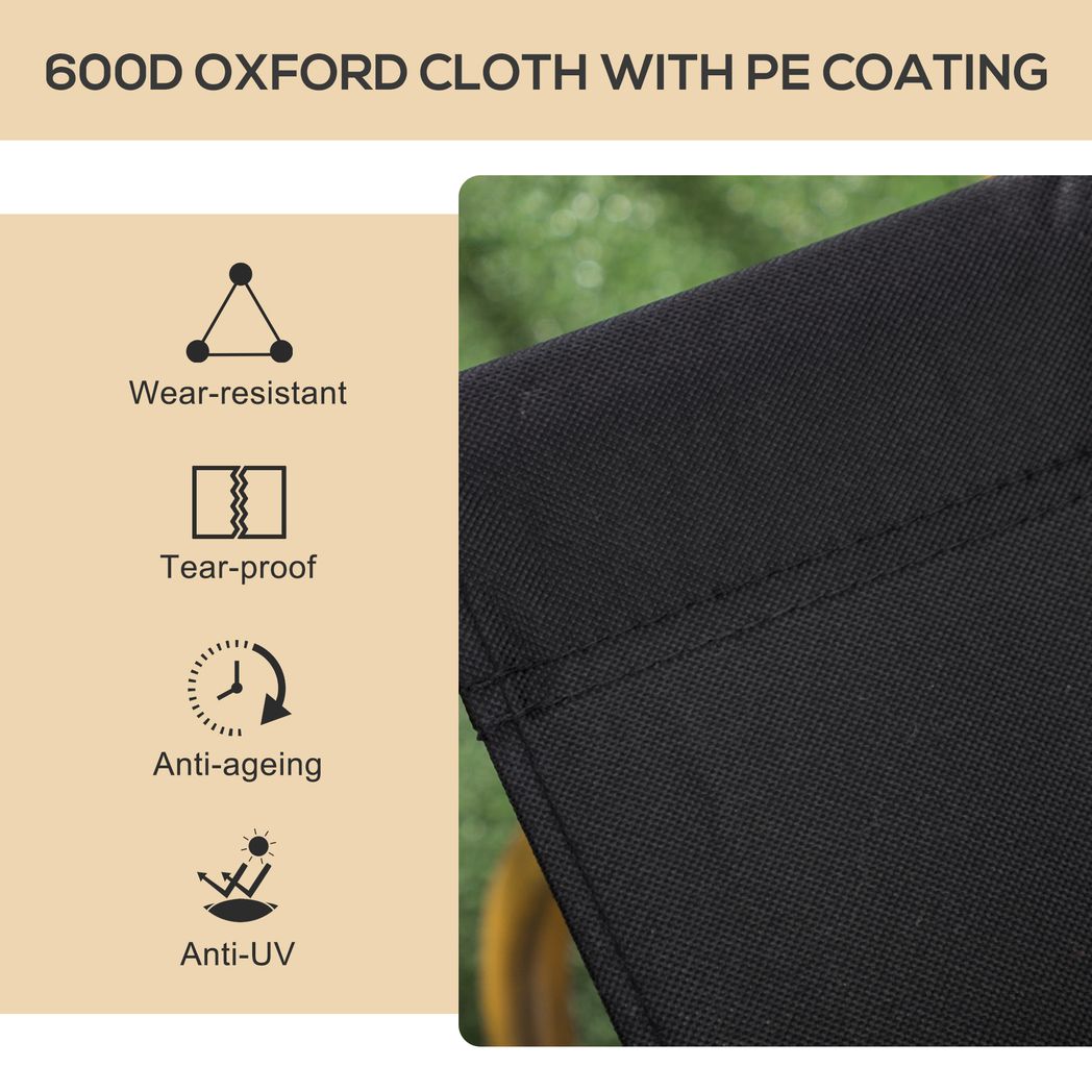 Outsunny Lightweight Portable Folding Chair for Camping, Fishing