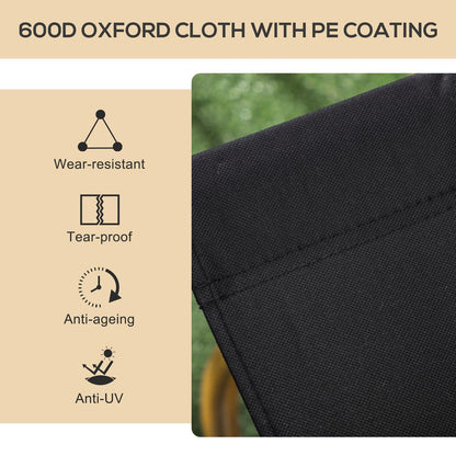 Outsunny Lightweight Portable Folding Chair for Camping, Fishing