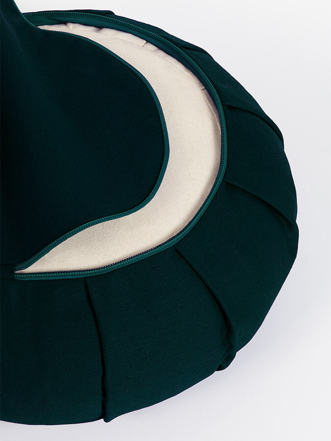 Yoga Studio GOTS Organic Cotton Round Lotus Zafu Buckwheat Cushion