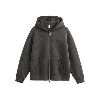 Unisex Retro Hoodie - Loose Solid Color
