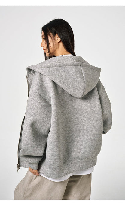 Unisex Retro Hoodie - Loose Solid Color