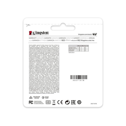 Kingston DataTraveler Kyson USB 3.2 Gen 1 Flash Drive 32GB - Stylish Capless Metal Case