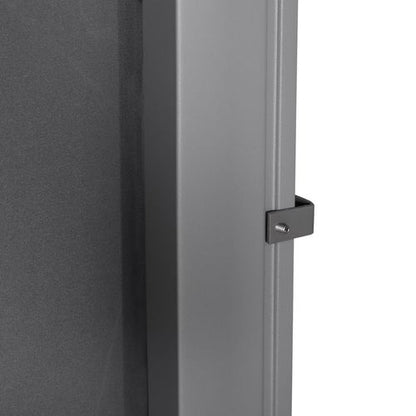 3x1.6M Retractable Side Awning Screen Fence Patio Privacy Divider Grey