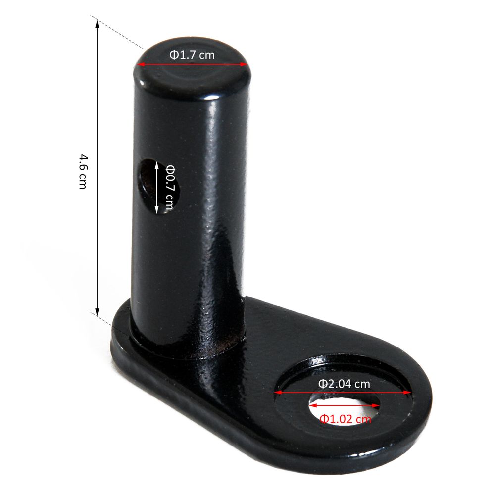 HOMCOM Pet Stroller Bike Bicycle Trainer Hitch Coupler Attachment Connector (Universal)