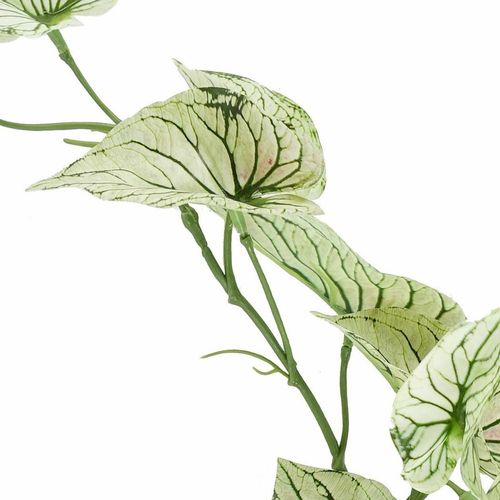 30cm Artificial Trailing Plant Realistic Variegated Potted Alocasia