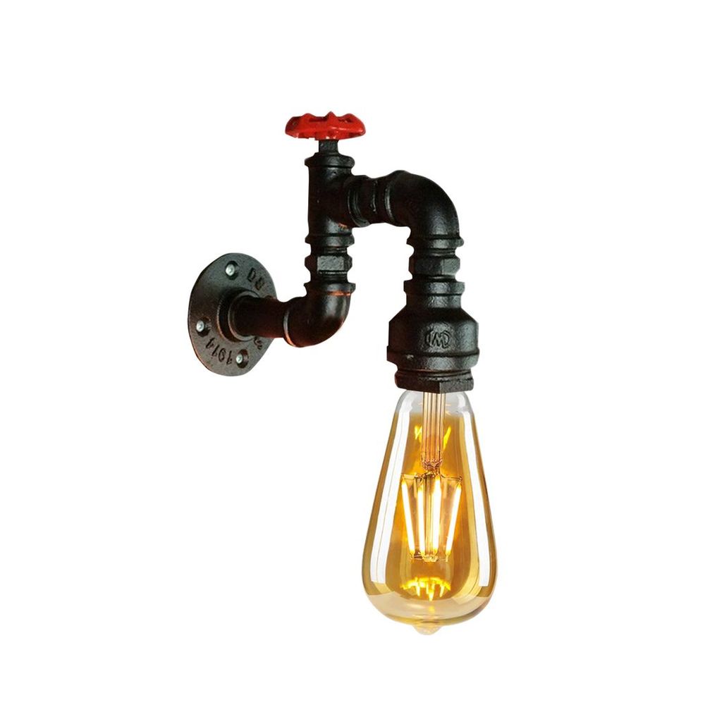 Vintage Industrial Retro Pipe Lamp WallLight  E27 60W Dimmable Non Dimmable Bulb