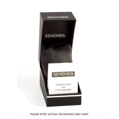 Sekonda Ladies White Dial Expandable Bracelet Watch 4133B