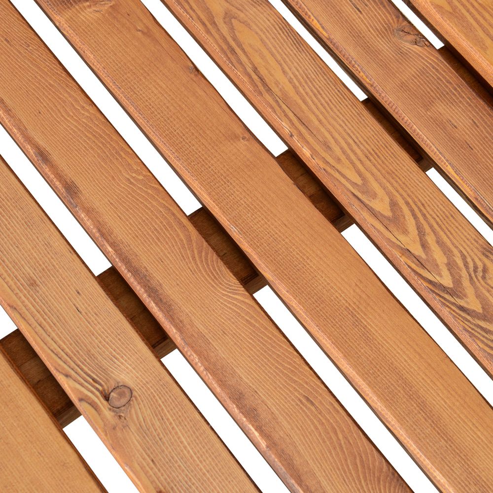 Outsunny 2 Seater Garden Swing Seat Wooden Swing Chair Outdoor Hammock Bench Furniture, Cream White