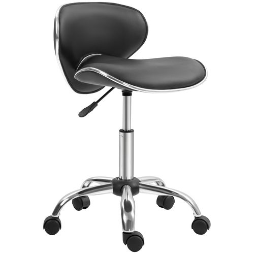 HOMCOM Office Chair Beauty Salon Rolling Technician Stool Chair