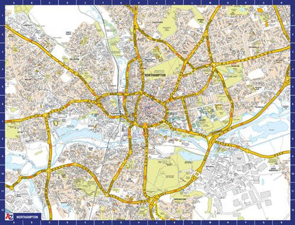 A to Z Map of Northampton 1000 Piece Jigsaw Puzzle