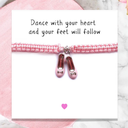 Ballet Shoes Friendship Bracelet Mini Gift Hamper