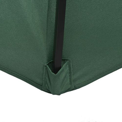 Outsunny Outdoor Market Table Parasol Umbrella Sun Shade with 8 Ribs, Green