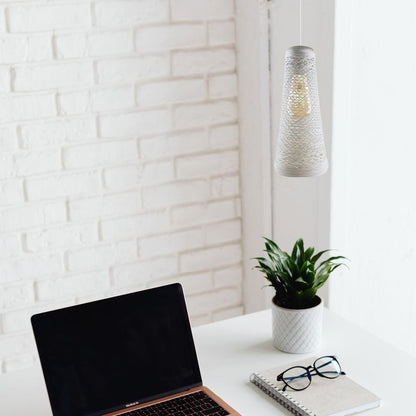 Retro Vintage Barrel Cage Design Lampshade Easy Fit E27 Base Rattan Style Lamp Light Shades