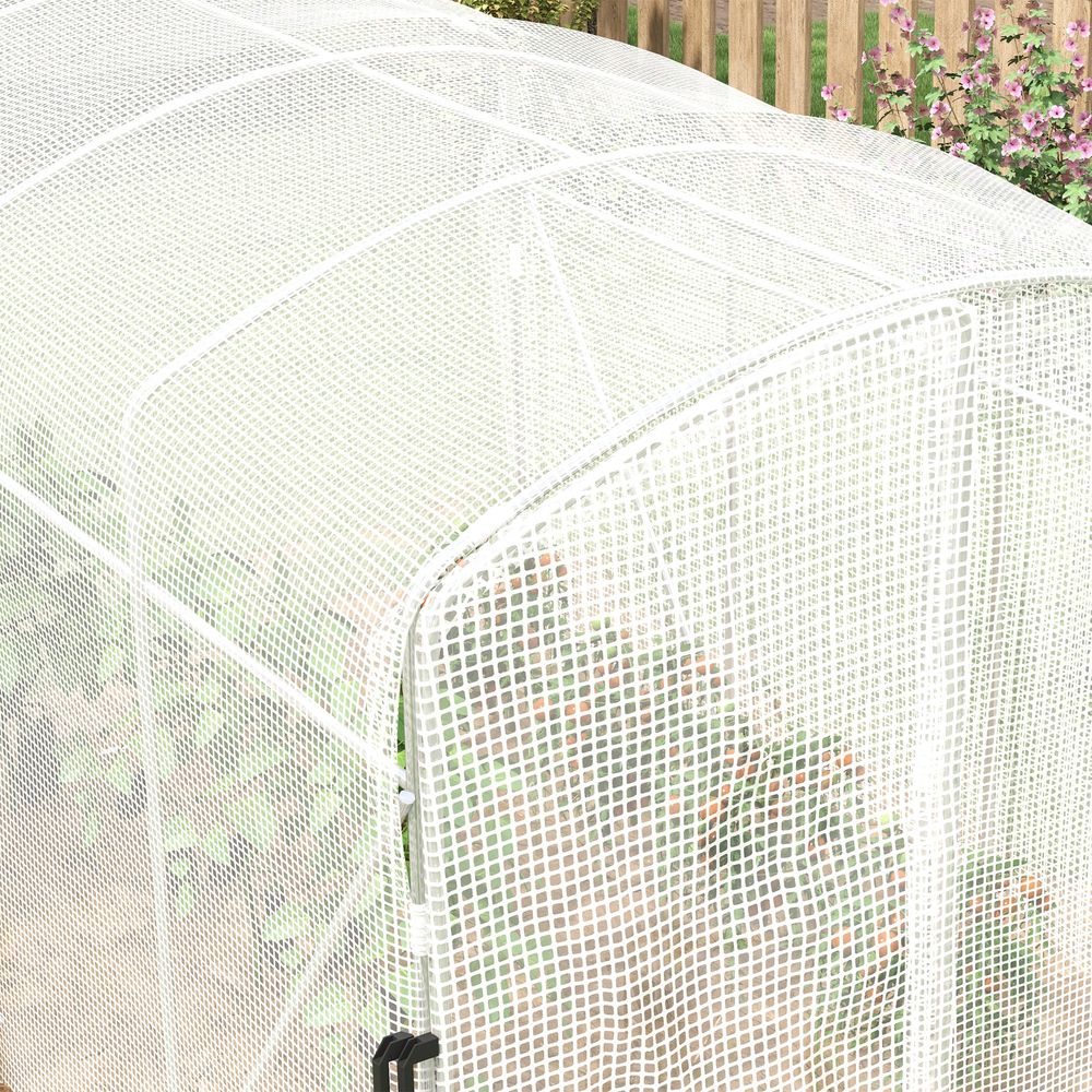 High-Quality Outsunny Greenhouse - Durable, Protects Plants, Easy Access & Ventilation