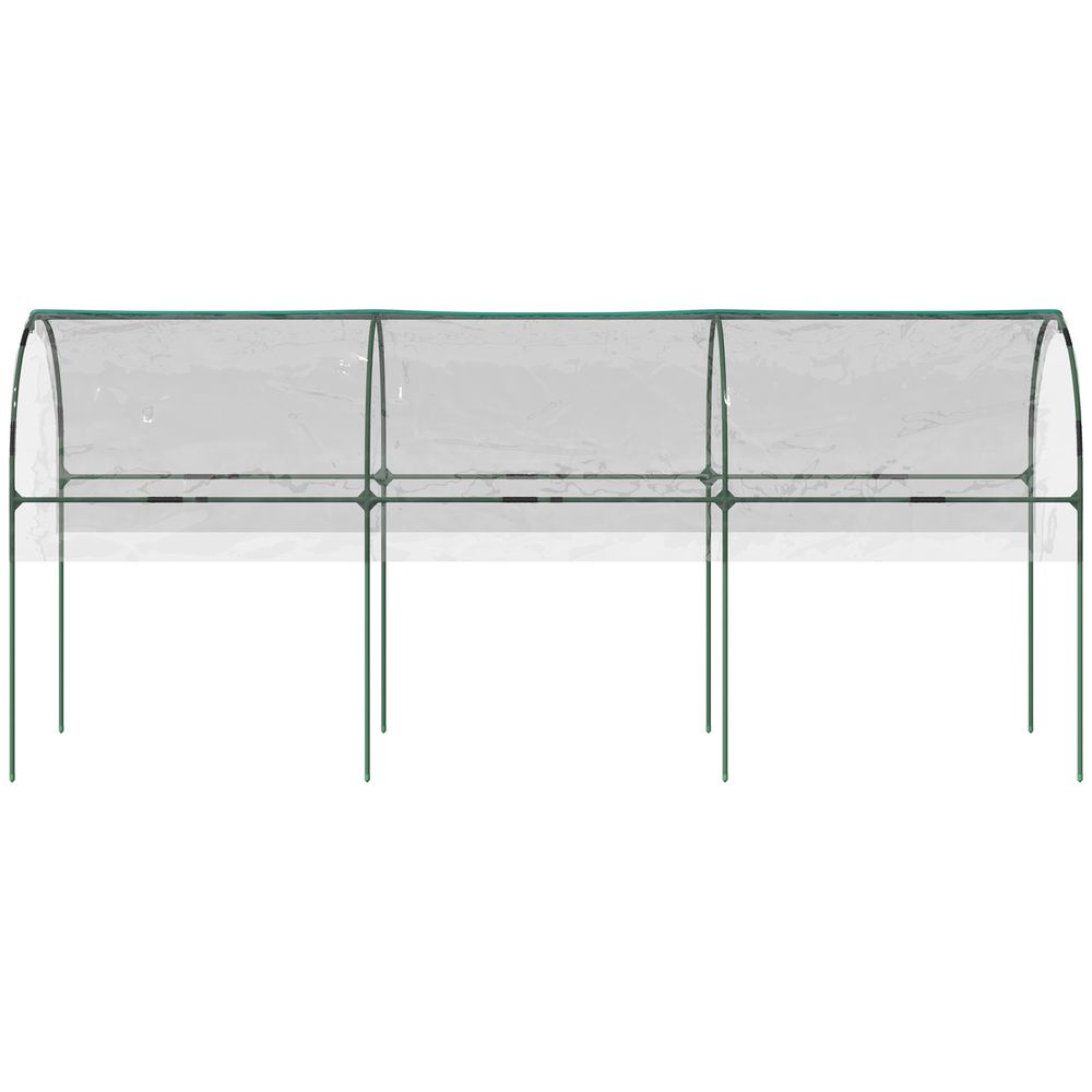 Outsunny Tomato Greenhouse with Top Tap, Pointed Bottom and Guy Ropes, Clear