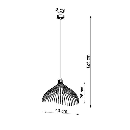 Steel Umb Industrial Pendant Lamp - High-Quality E27 Design