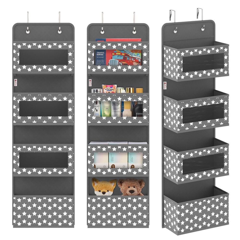 VINSANI 4TIER DGREY HANGING ORGANISER 1010281