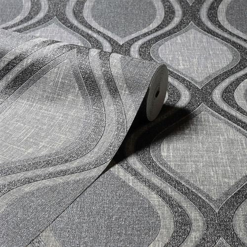 Curve Charcoal Wallpaper sw6 wallpaper