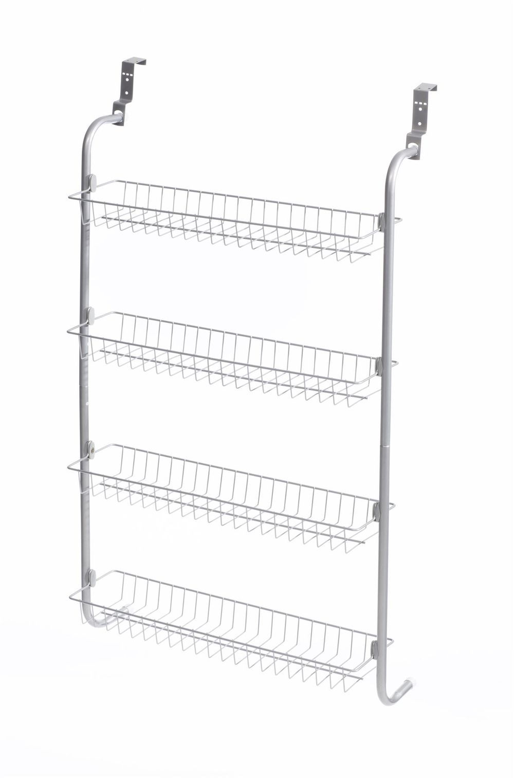Premium Over-The-Door Hanging Rack | 4 Tiers | Pantry & Storage Cupboard | Easy Assembly