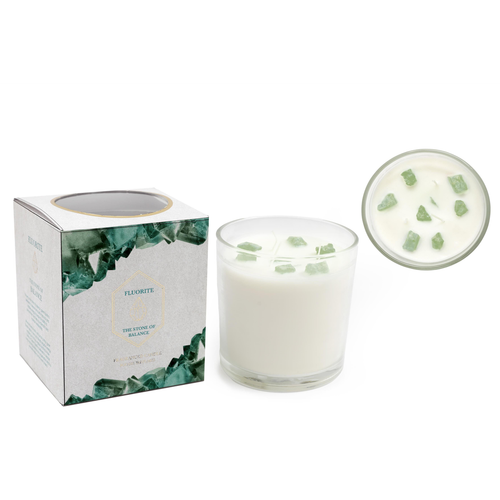 Green Fluorite Candle 12x12cm