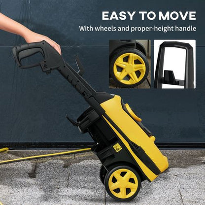 DURHAND High-Performance Power Washer 1800W, 150 Bar, 510 L/h, Yellow