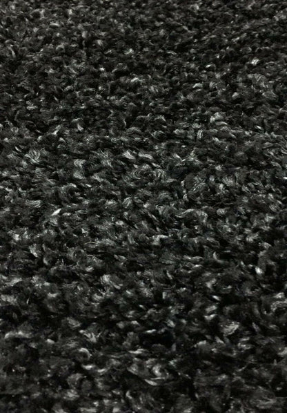BLACK-GREY MIX Shaggy Rug 80x150 - High-Quality, Modern Style