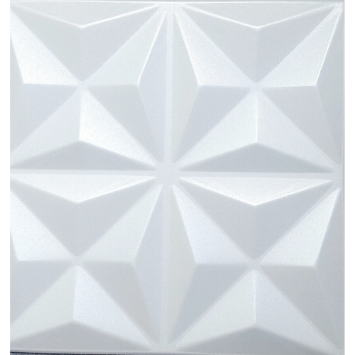 White 12: Decorative Ceiling & Wall Panels - 2m2 (21.52 sqft) - 8 Panels