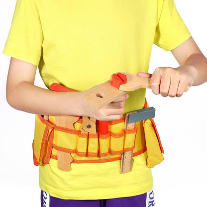 Building Fun with SOKA My Tool Belt - Quality Wooden Kids' Tool Set - Hours of Pretend Play!