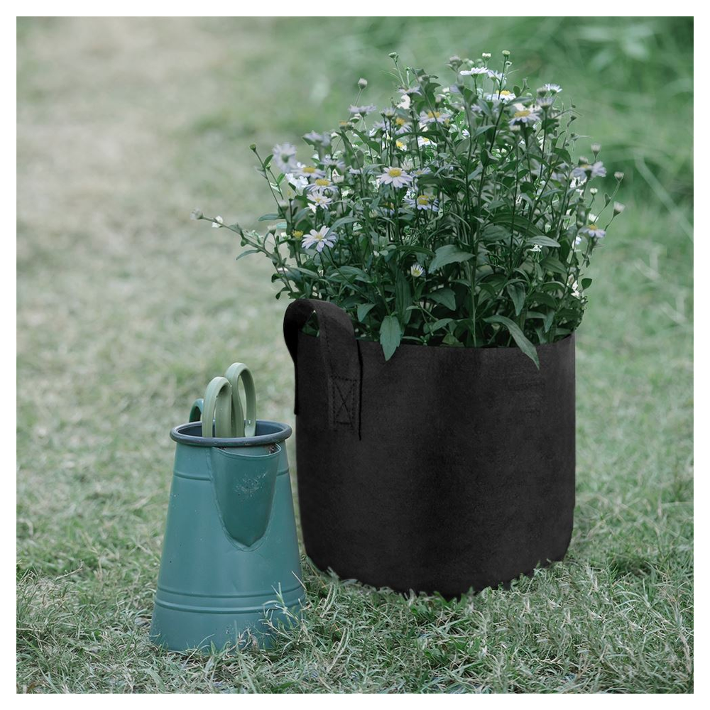 Strong & Durable Plant Grow Bags 5 Gallon - Set of 5 | M&W