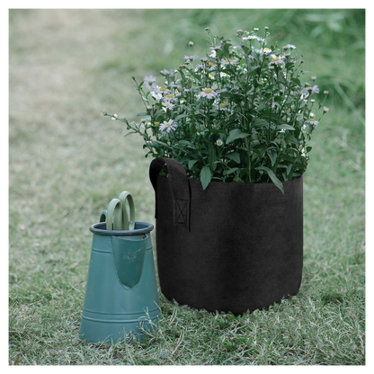 Strong & Durable Plant Grow Bags 5 Gallon - Set of 5 | M&W