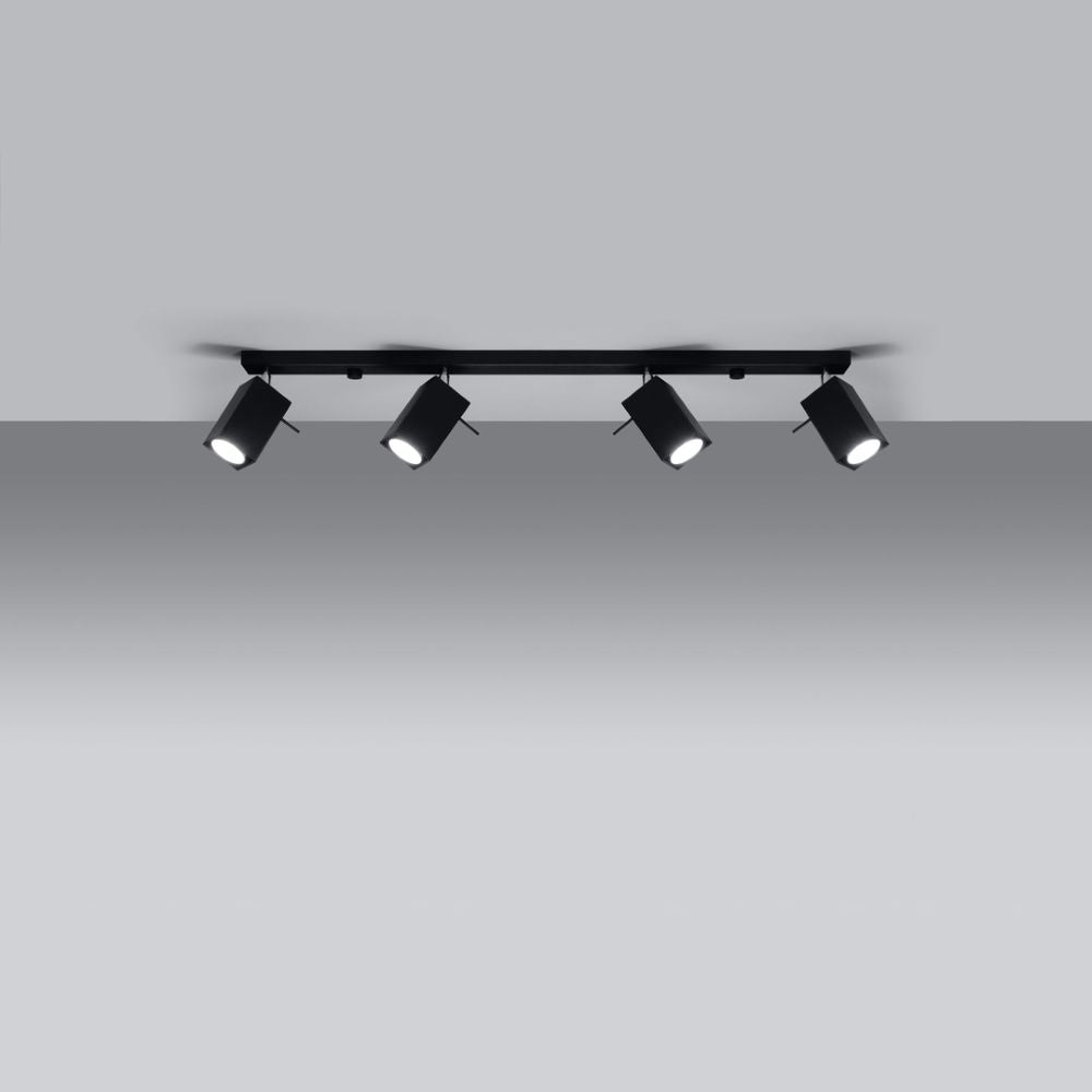 Ceiling lamp steel Merida modern Design GU10